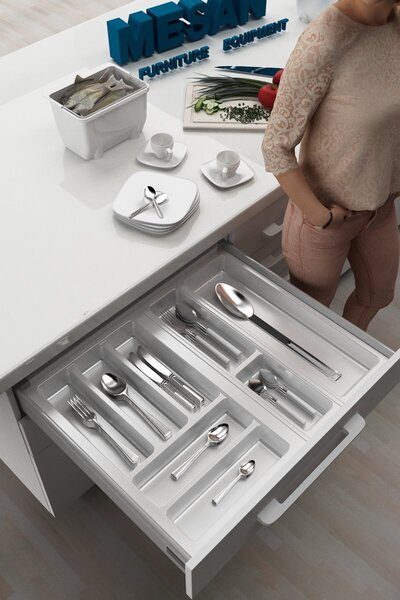 tify Mutfak Çekmece Içi Kaşıklık 54Cm X 48Cm Yanlar Ve Boydan 4Cm Kesilebilir...