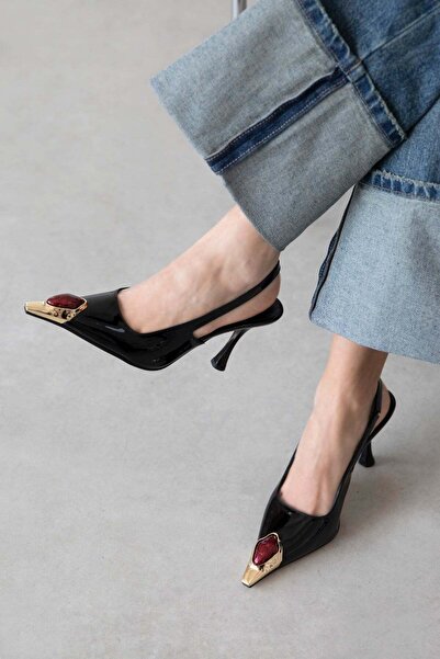 STRASWANS Rose Γυναικεία Αξεσουάρ Λεπτομέρεια Παπούτσια με τακούνι από λουστρ...