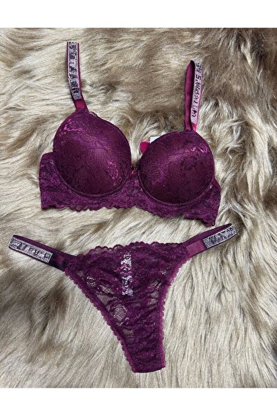 SATTENS Δαντελωτό VIP ΣΕΤ ΣΟΥΤΙΕΝ ΜΕ ΠΕΤΡΑ - ΣΕΤ ΕΣΩΡΟΥΧΩΝ ΜΕ ΓΕΜΙΣΜΕΝΟ ΚΟΥΠ B