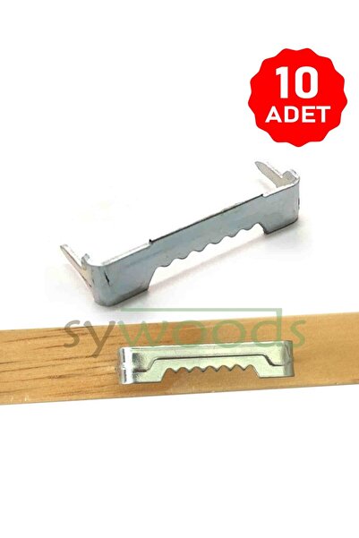 sywoods Timsah Ağız Çakmalı 10 Adet Tablo Çerçeve Askı Aparatı Askılık