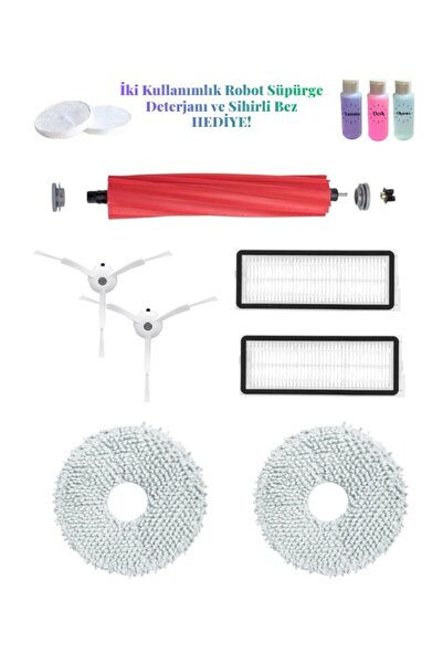 Roborock Σετ ανταλλακτικών 7 τεμαχίων συμβατό με ρομποτική ηλεκτρική σκούπα Q...