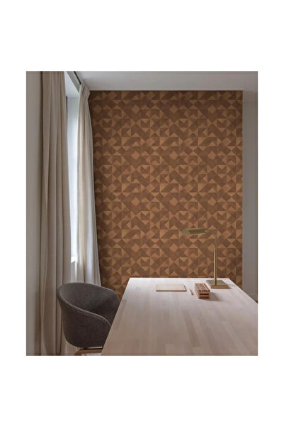 Noordwand Tapet „Topchic Graphic Shapes Facet”, portocaliu metalic