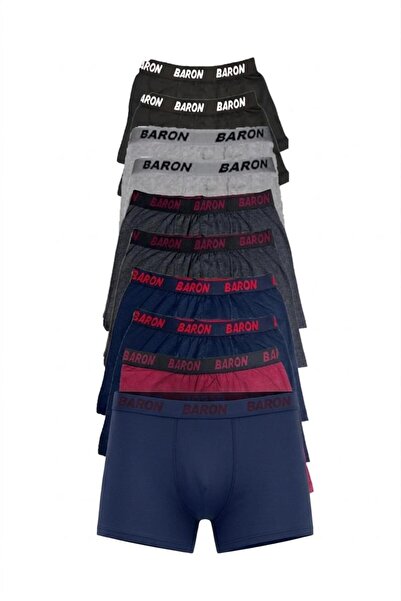 Modaley Giyim 10 Τεμάχια Οικονομικά Σορτς Μπόξερ Lycra -ml01