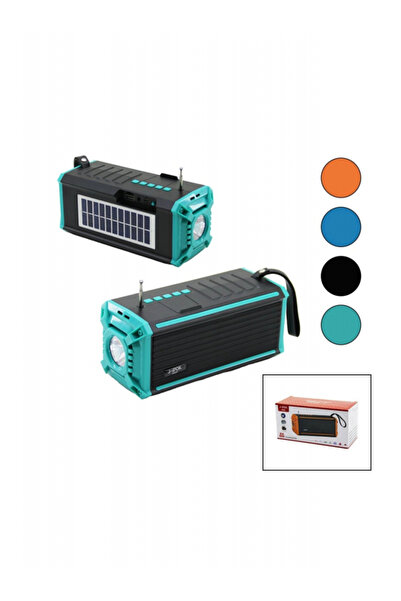 Go İthalat J-İPOK P-520 HASUBA HS-293 FENERLİ SOLAR PANELLİ - USB ŞARJLI BLUE...