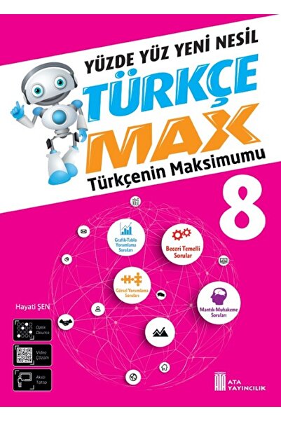 Ata Yayıncılık 8. Sınıf Türkçe Max Soru Bankası