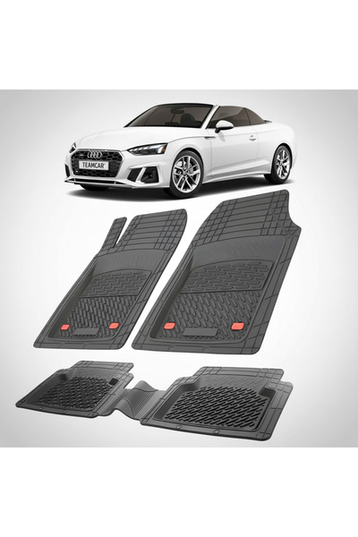 TEAMCAR Covorașe auto compatibile Audi A5 F5 Cabriolet 2017-2025 |   Negru