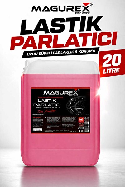 MAGUREX Lastik Parlatıcı 20 L – Profesyonel Oto Lastik Parlatma ve Koruma – Y...
