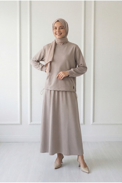 BENAHOLL Σετ τουνίκ με τσέπες και στενή φούστα Dariana Kangru. MF1887-NL678 Π...