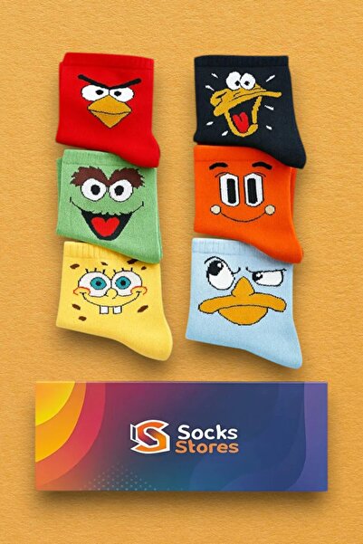 Esinti Ανδρικές γυναικείες κάλτσες Socket μακριές κάλτσες Κάλτσες με πολύχρωμ...