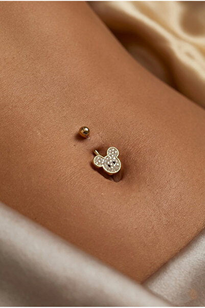 VLM AKSESUAR Mickey Göbek Piercing Cerrahi Çelik (10mm)