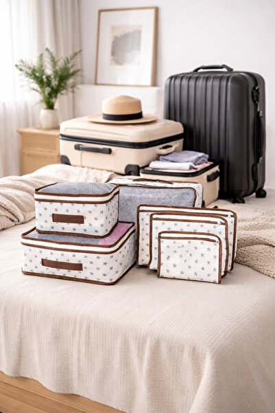 ALAS 6 τεμάχια Οργανωτής βαλιτσών Σετ ταξιδιού Οργανωτής βαλιτσών
