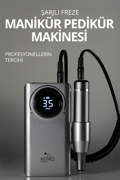 MOMO professional Şarjlı Freze Tırnak Manikür Makinesi