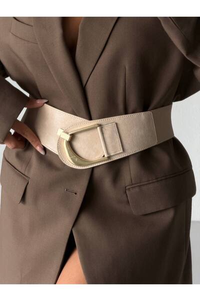 Fiori Χρυσή πόρπη ελαστική γυναικεία ζώνη, ζώνη τζάκετ, ζώνη πουκαμίσου, ζώνη...