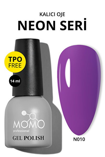 MOMO professional Kalıcı Oje N010, Neon Mor, 14 ml