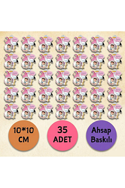 wonderlike Leylek Tasarımlı Magnet 35 Adet