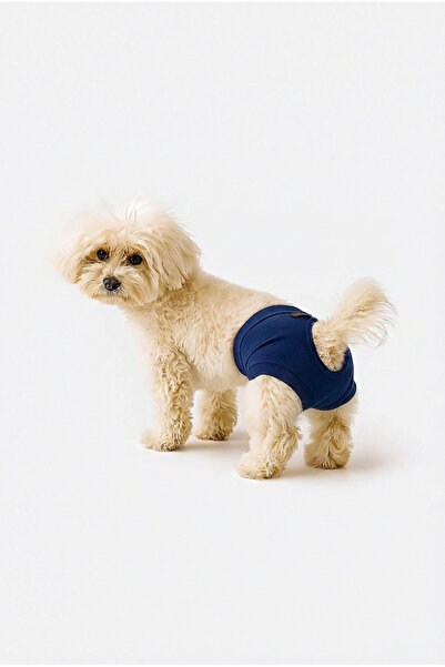 Generic Brand Cat and Dog Outfit & Panties - Navy Blue Panties
