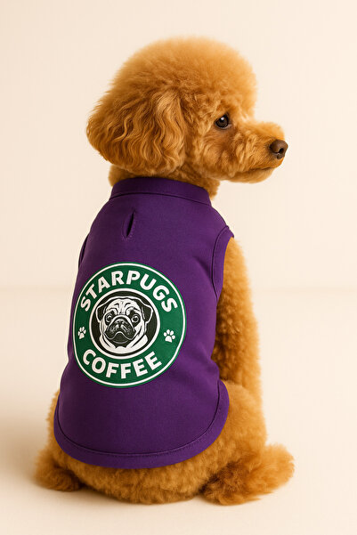 MPZ Pets Cat and Dog Outfit & Gown - Purple Starpugs Tank Top