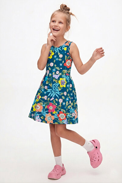 LOVETTI Макро фермерска къща - шарена рокля за момиче