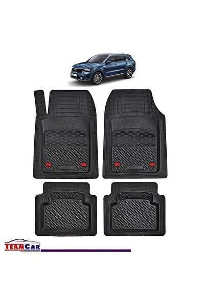 TEAMCAR ®   Covorașe auto tip tavă, compatibile cu Kia Sorento generația a 4-...