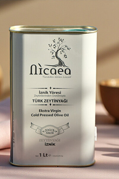 NİCAEA İlk Hasat Soğuk Sıkım Natürel Sızma Zeytinyağı 1 Lt – Yeni Mahsul