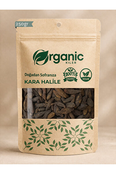 Organic Kiler Kara Halile 250 gr Taze Mahsül – %100 Saf & Doğal