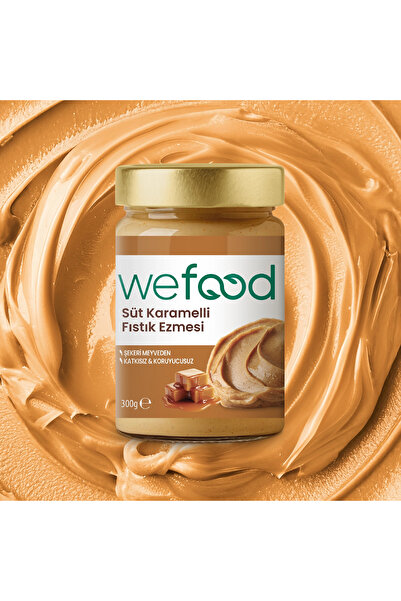 Wefood Süt Karamelli Fıstık Ezmesi 300 gr