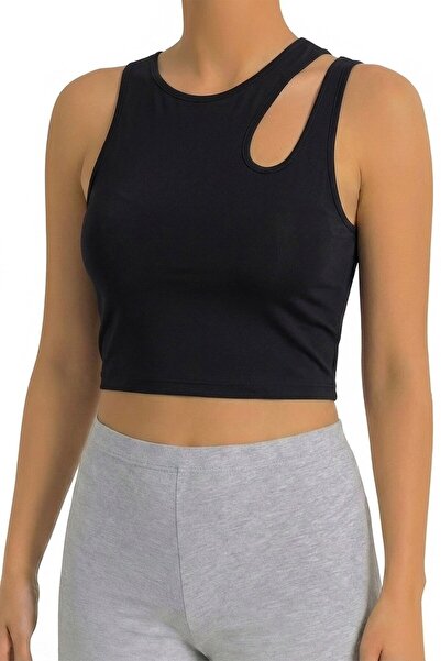 Öts Women's Bra Bustier Without Pads with Shoulder Detail (96% Cotton - 4% El...