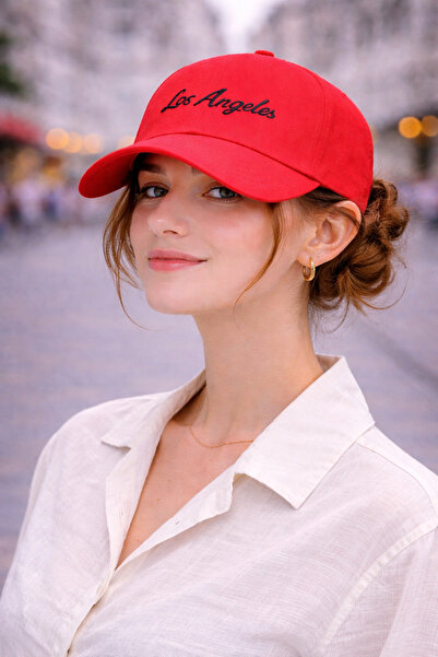 Zeramine 2024 Καπέλο μπέιζμπολ Los Angeles με κέντημα σε κόκκινο χρώμα – Ρυθμ...