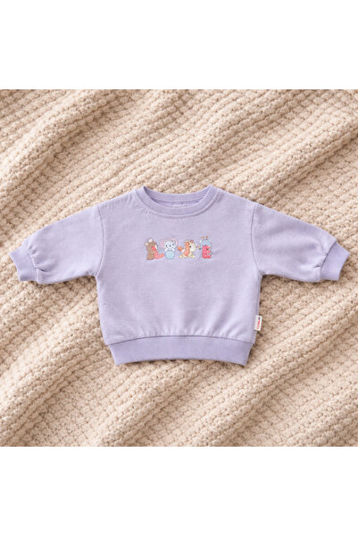 Yuvam Alt Üst Love Yazılı Baskılı Sweatshirt Eşofman 2'li Takım