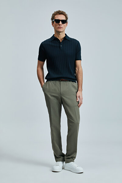 Lufian Ανδρικό βαμβακερό πουλόβερ Bold Μαύρο