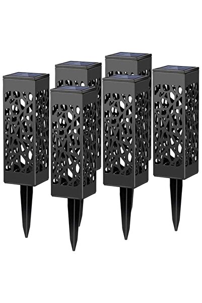 Bibilel Σετ 6 Ηλιακών Λαμπτήρων LED, Τύπου Φαναριού, για Κήπο, 0.2 W, Bibilel...