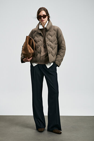 Lufian Desert Goose down Women's Coat Sand