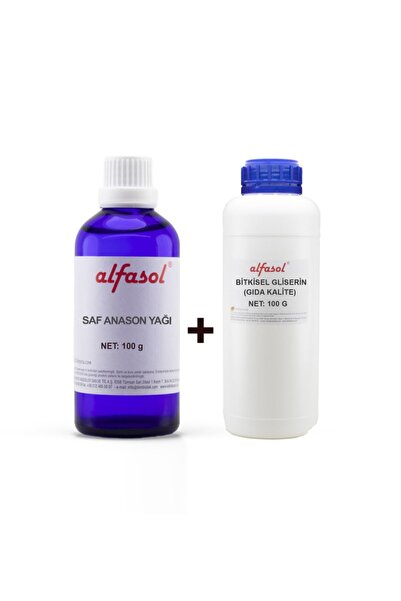 Alfasol Saf Anason Yağı 100 G + Bitkisel Gliserin (vg) 100 G