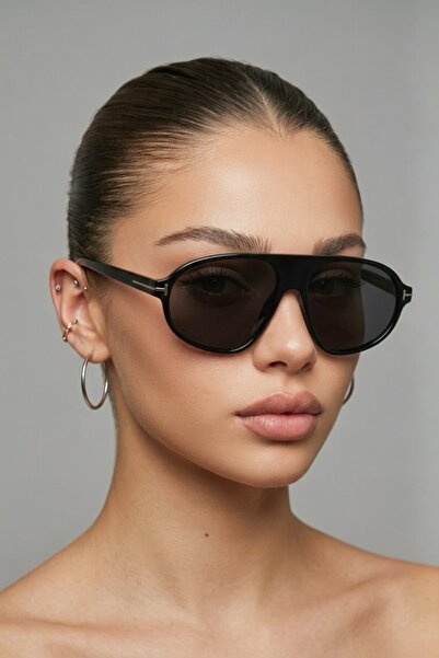 REN EYEWEAR Veyra Black Thin Frame Oval Form Sunglasses |   Uv400 Protection ...