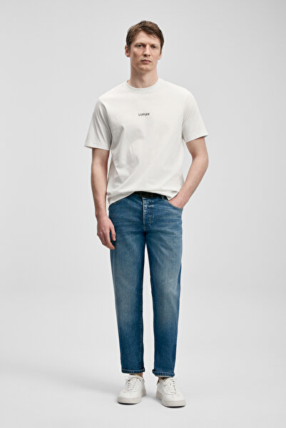 Lufian Marcus Modern Graphic T-Shirt Off-White