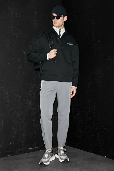 Lufian Ανδρικό αθλητικό παντελόνι Flexor σε γκρι χρώμα