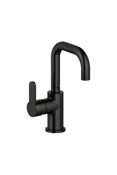 Adell Lento Kuğu Lavabo Bataryası -Mat Siyah