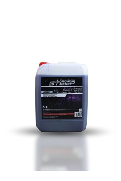 STEEP Ultimate Simli Jel Lastik Parlatıcı Mor 5 Lt