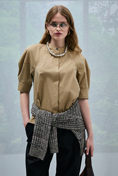 Lufian Γυναικείο πουκάμισο Cossı από τρίχες καμήλας