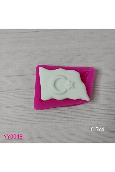 YOYOMOLD YY0048-Bayrak 2D Silikon Kalıp-6,5x4