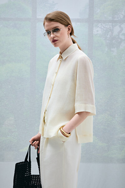 Lufian Hanna Women's Shirt Ecru