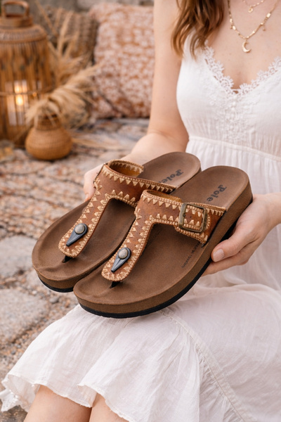 Melek Tuna Ayakkabı & Çanta Γυναικείες έξτρα άνετες σαγιονάρες, γυναικείες κα...