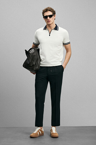Lufian Παντελόνι Simon Jogger Slim Fit Navy Blue