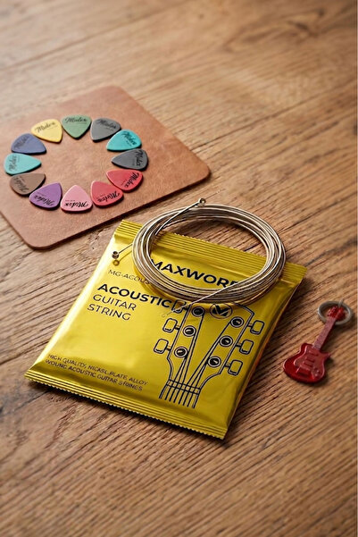 Maxword Σετ χορδών ακουστικής κιθάρας GT-Acoustic Quality 1 σετ (δώρο Plectrums)