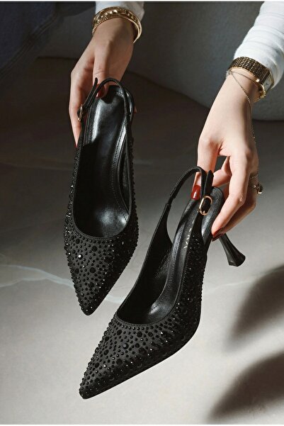 v.s.h velvet Γυναικείο βραδινό φόρεμα Πέτρινο Λεπτομερές ύφασμα με μυτερή μύτ...