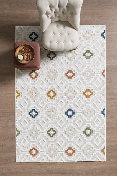 venucci home & living MİLA DEKORATİF MODERN MAKİNA DOKUMASI KİLİM
