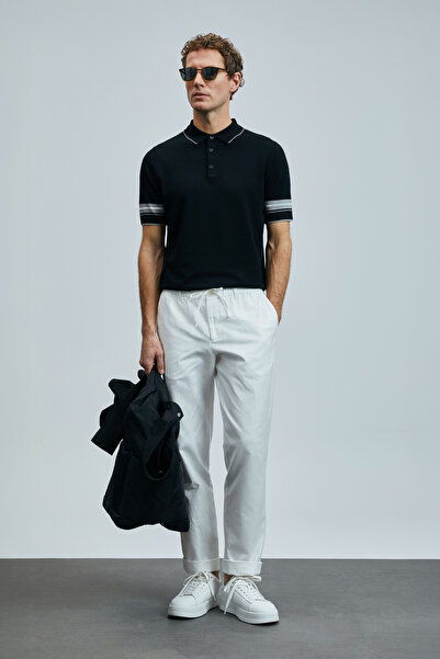 Lufian Ανδρικό πουλόβερ Noah Black Modal Mixed