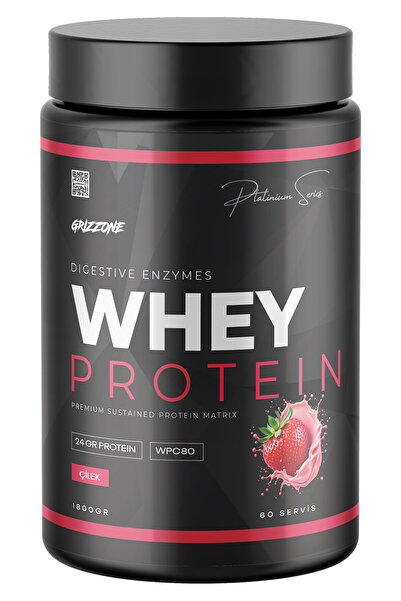 GRIZZONE Whey Protein 1.800 Gr ( Çilek )