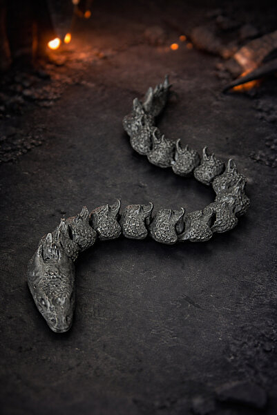 İzge3D 3D Teknolojileri Lord Voldemort ve Nagini Figür-harry potter 40cm