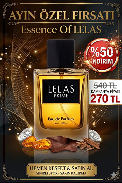 Lelas Prime 31 Essence Of Erkek Parfüm EDP 55 ML – Aromatik Baharatlı Kalıcı ...